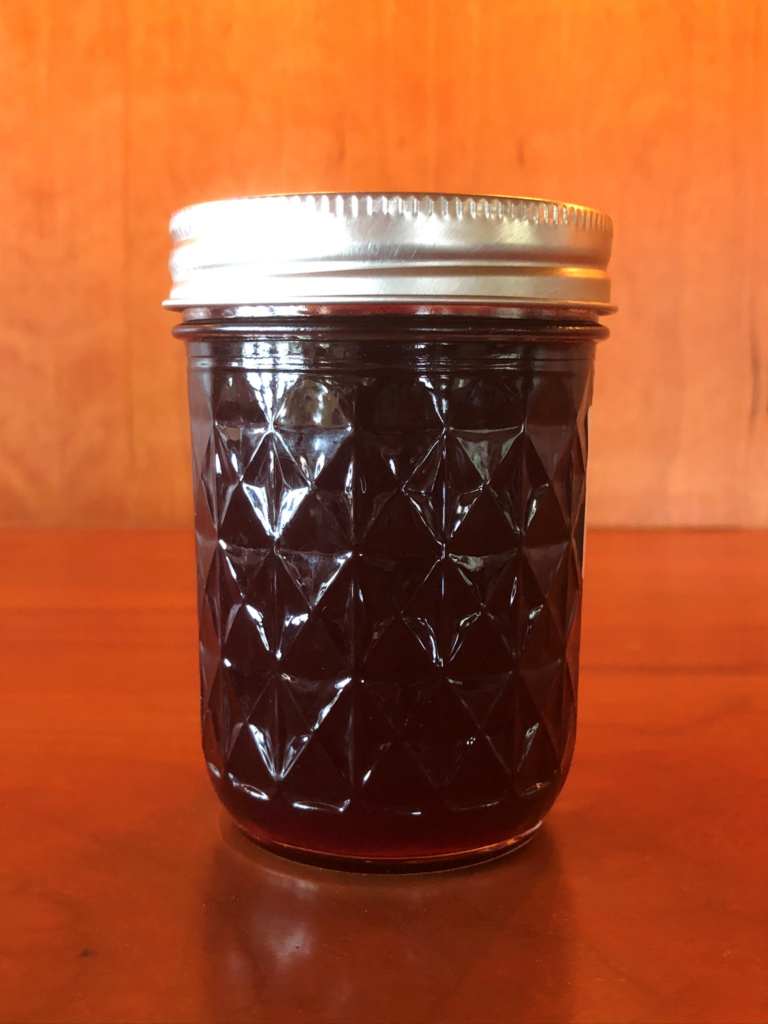 Plum jelly is one of several jam and jelly products available at Almosta Farm in Cove Oregon